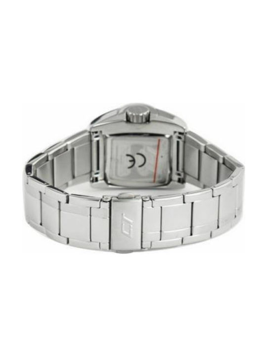 Chronotech Watch with Silver Metal Bracelet CC7042B-02M