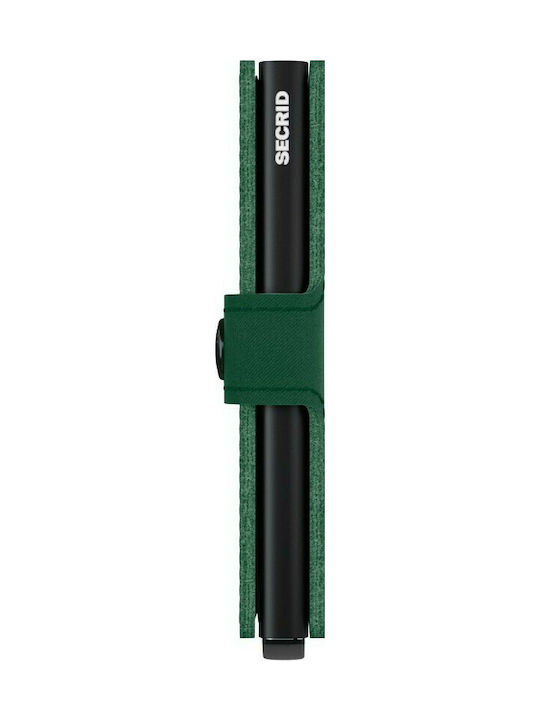 Miniwallet Yard Portofel bărbați Cărți cu mecanism de glisare Verde