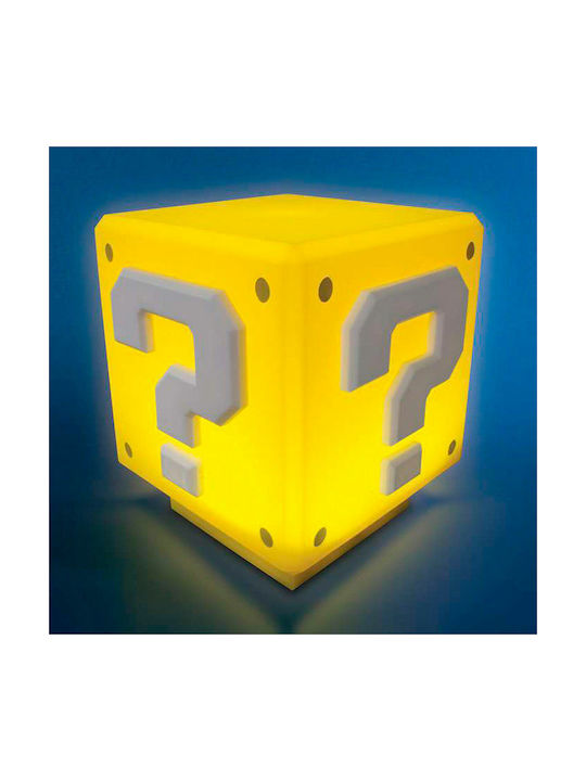 Paladone Kids Decorative Lamp Super Mario Question Block Yellow