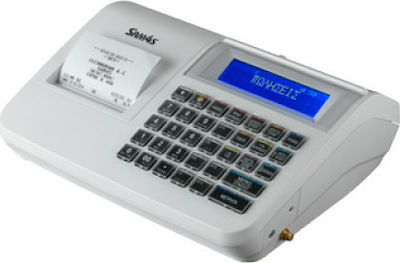 SAM4S NR-320 Portable Cash Register with Battery in White Color