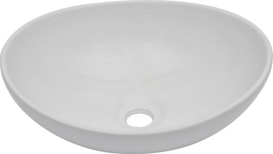 vidaXL Πάγκος με Νιπτήρα Μ60xΒ40xΥ16.3cm Μαύρος