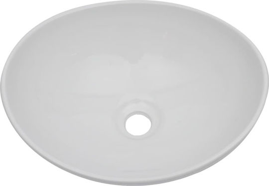 vidaXL Πάγκος με Νιπτήρα Μ60xΒ40xΥ16.3cm Μαύρος