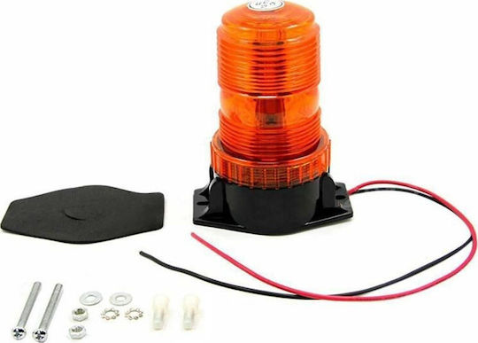 Autoline Far Auto LED 12 / 24V 6cm cu Portocaliu Iluminare