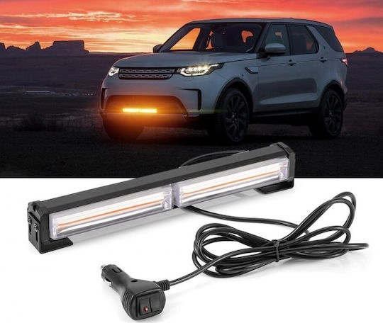 Flexzon Auto-Signalleiste LED 12 / 24V Wasserdicht 30cm mit Orange Beleuchtung
