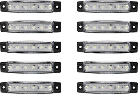 IP66 Truck Volume Lights 10pcs 12V - White
