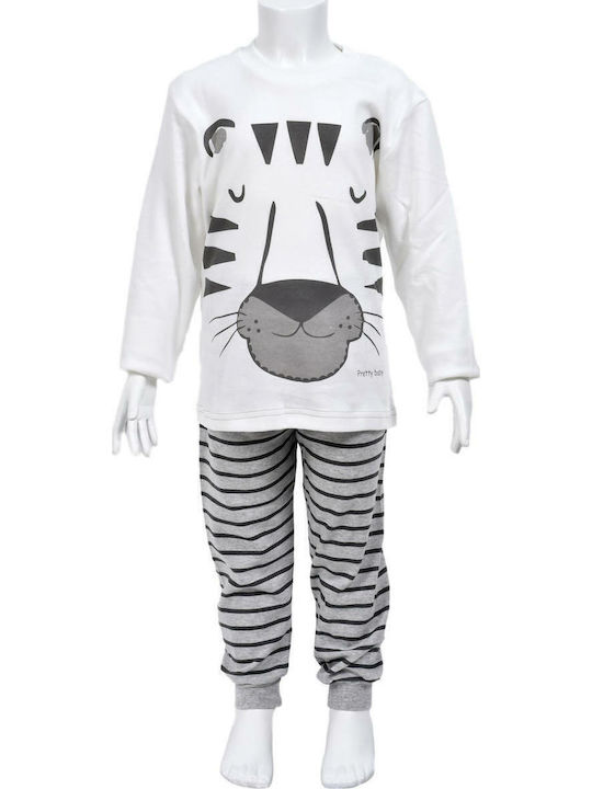 Pretty Baby Kids' Pajamas Winter White