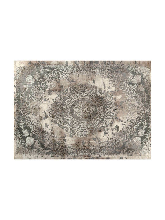 Tzikas Carpets Σετ Μοντέρνα Χαλιά Κρεβατοκάμαρας Elements Γκρι 159-0-355-31131-975 2τμχ