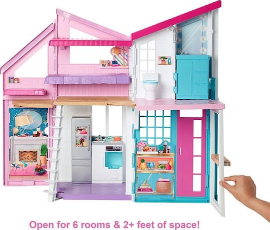 Barbie "Ονειρεμένο Σπίτι Στο Μαλιμπού" Πλαστικό Κουκλόσπιτο
