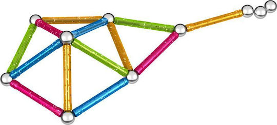 Geomag Μαγνητικό Παιχνίδι Κατασκευών Panels Glitter για Παιδιά 3+ Ετών
