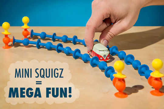 Fat Brain Toys Jucărie de Construcție din Plastic Mini Squigz pentru Copii 5+ ani+ Ani