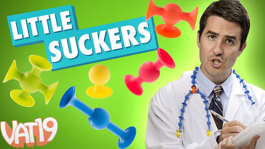 Fat Brain Toys Jucărie de Construcție din Plastic Mini Squigz pentru Copii 5+ ani+ Ani