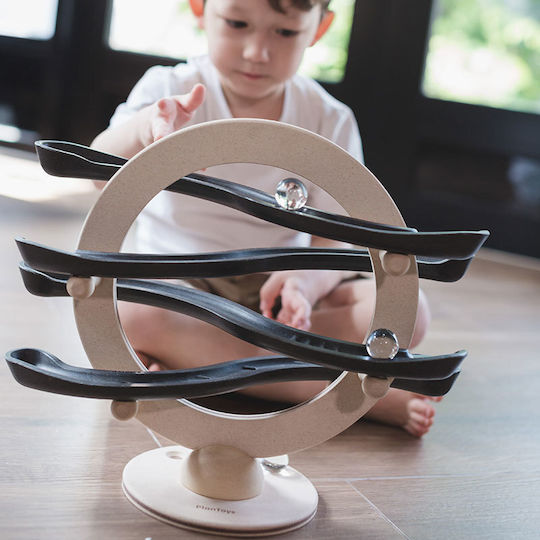 Plan Toys Wooden Marble Game Routes with Incline