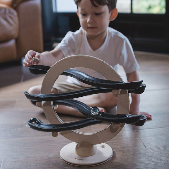 Plan Toys Wooden Marble Game Routes with Incline