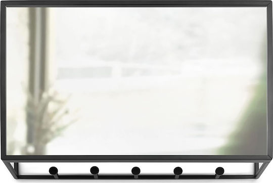 Мебел За Антре с Огледало и Закачалка 32x20.5x11см