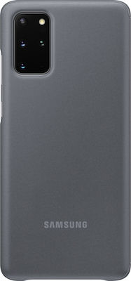 Samsung Clear View Cover Synthetic Leather / Plastic Book Gray (Galaxy S20+)