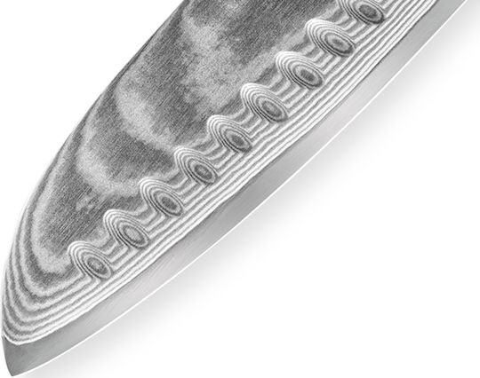 Samura Damascus Μαχαίρι Santoku από Δαμασκηνό Ατσάλι 18cm