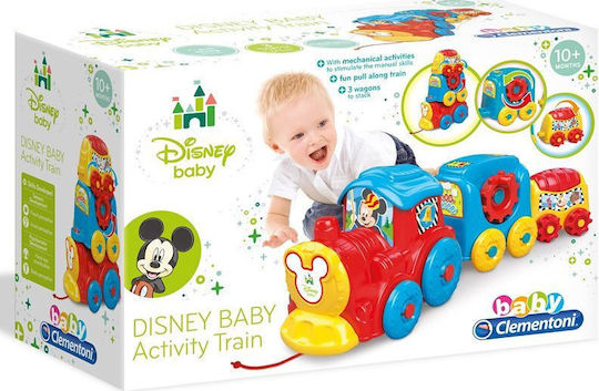 Baby Clementoni Pull-Along Toy Disney Baby Mickey Pull Along for 9++ Months