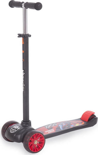 Kikka Boo Kids Scooter Foldable Street Race 3-Wheel for 3+ Years Black