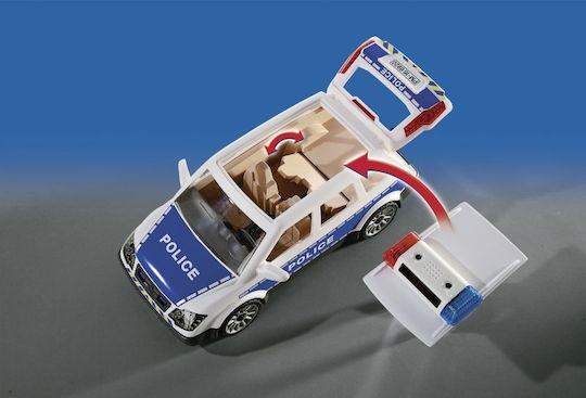 Playmobil City Action Squad Car with Lights and Sound for 4-10 years old
