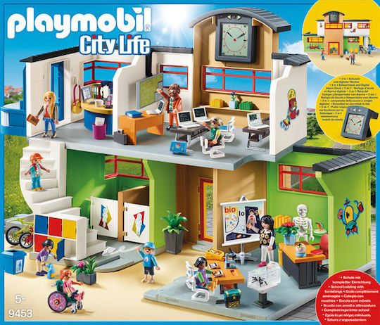 Playmobil City Life Επιπλωμένο Σχολικό Κτίριο για 5 ετών