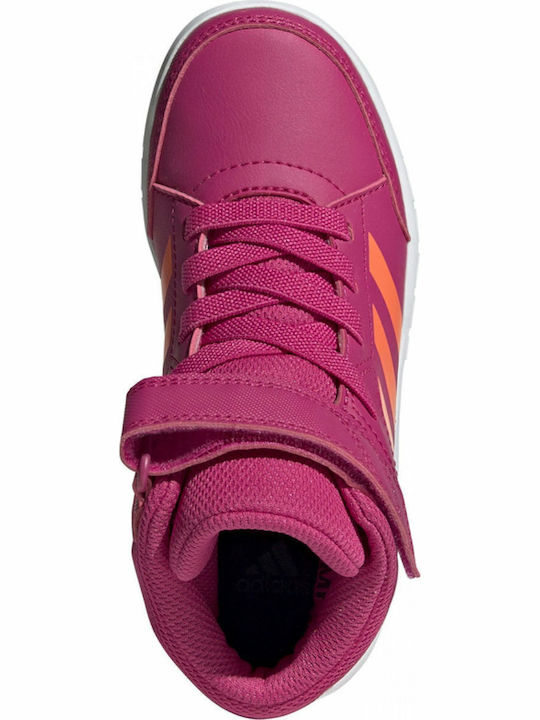 Altasport Mid Reamag Hireco Παιδικά Sneakers High με Σκρατς Hi Res Coral / Real Magenta / Cloud White