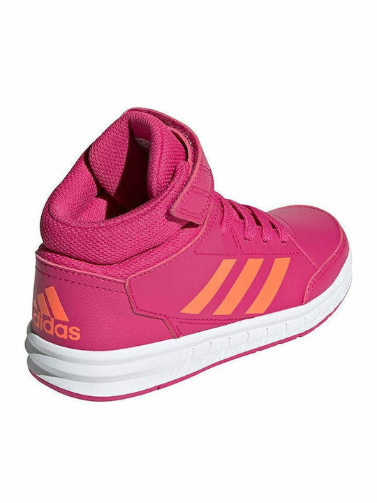 Altasport Mid Reamag Hireco Παιδικά Sneakers High με Σκρατς Hi Res Coral / Real Magenta / Cloud White