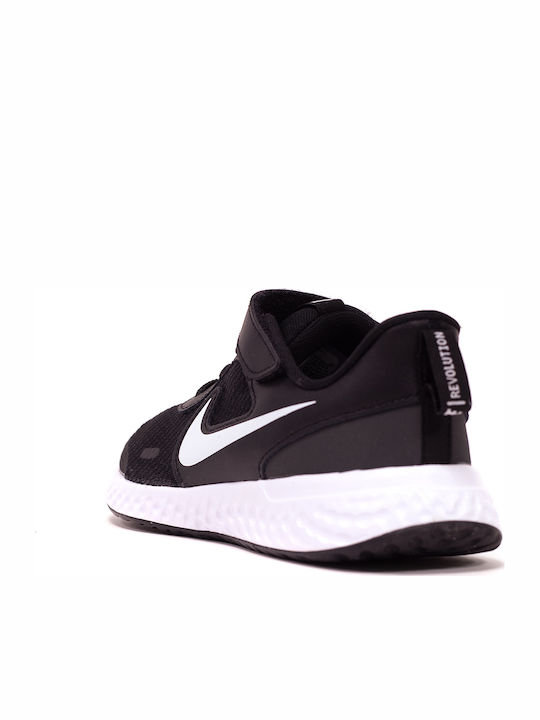 Revolution Revolution 5 Kids Sports Shoes Running with Hoop & Loop Closure Black / White / Anthracite