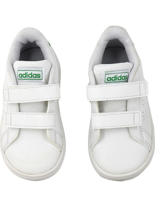 Vorteil Kinder Sneakers mit Klettverschluss Cloud White / Green / Grey Two