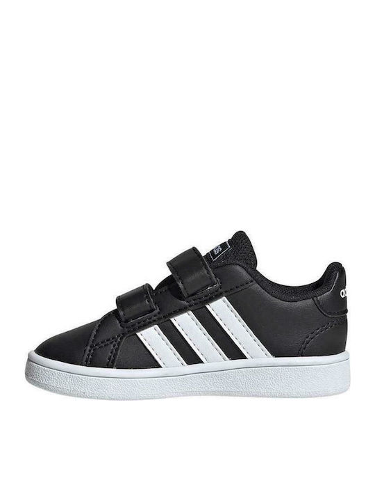 Adidas Παιδικά Sneakers Grand Court I με Σκρατς Core Black / Cloud White