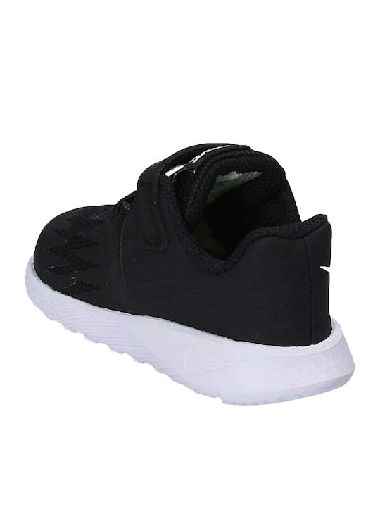 Star Runner Star Runner 2 Kids Sports Shoes Running with Hoop & Loop Closure Black / White / Volt