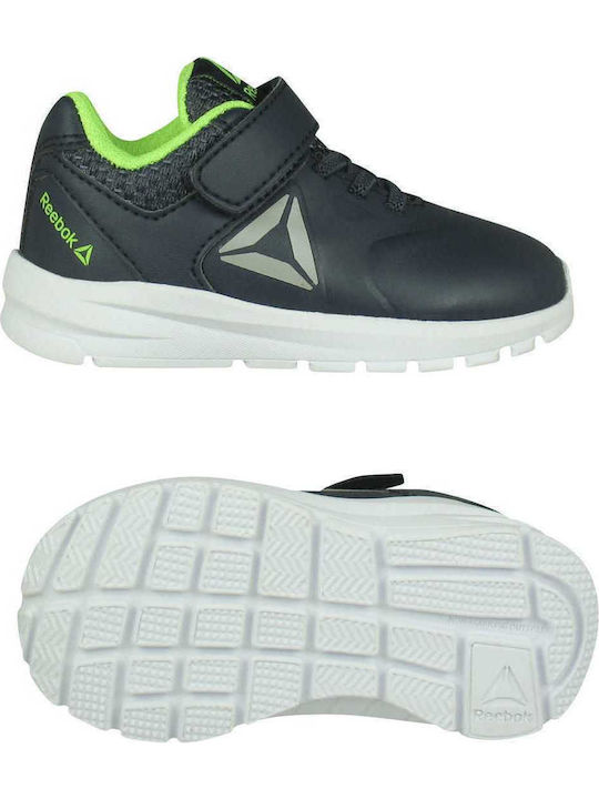 Rush Runner Αθλητικά Παιδικά Παπούτσια Running με Σκρατς Μαύρα