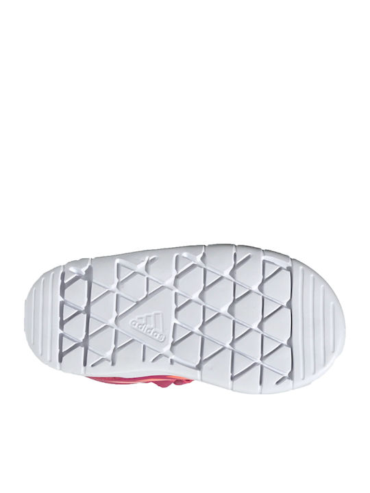 Altasport Mid Kinder Sneakers Hoch mit Klettverschluss Real Magenta / Hi Res Coral / Cloud White
