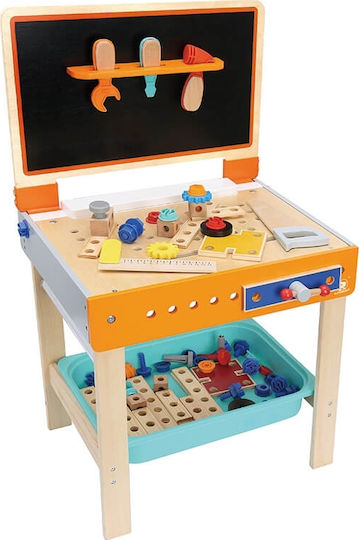 Top Bright Banc de lucru pentru copii Workbench 2 in 1 Desk Tools din lemn