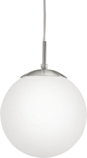 Eglo Rondo Pendant Light White Ball with Socket E27 20x110cm