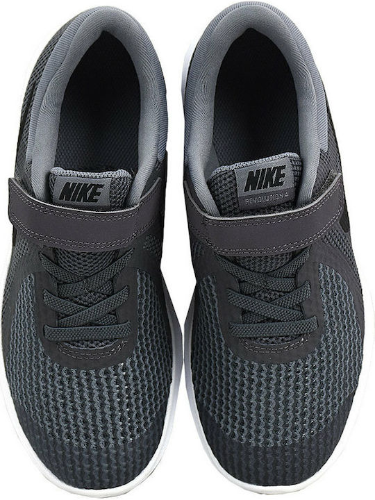Revolution Revolution 4 PSV Kids Sports Shoes Running with Hoop & Loop Closure Gray