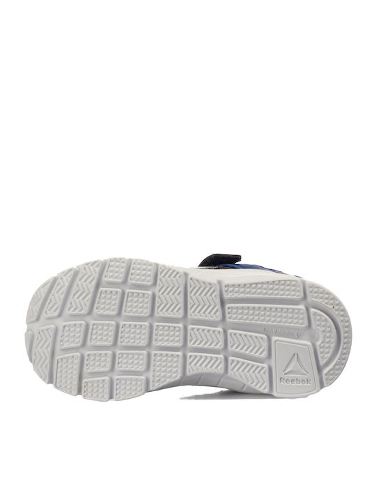 Rush Runner JR Rush Runner Kids Sports Shoes Running with Hoop & Loop Closure Navy / Blue / Silver