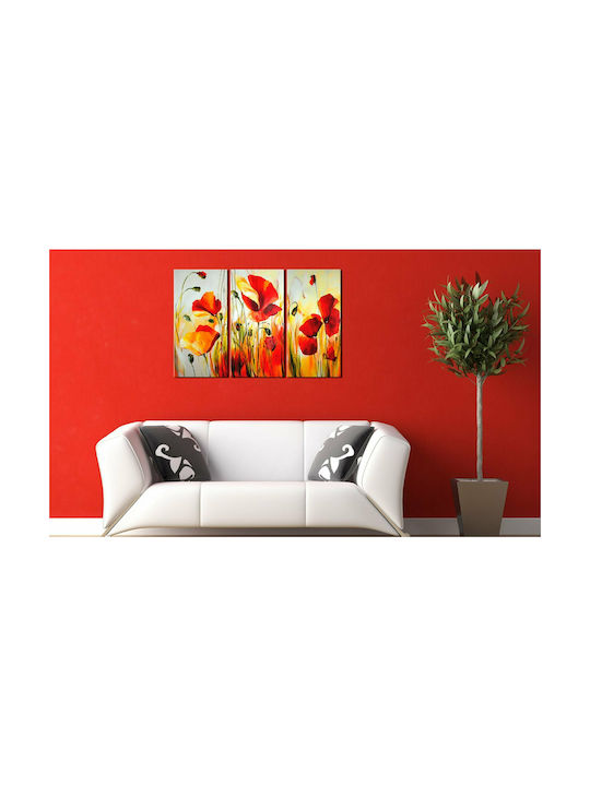 Polihome Threefold Painting on Canvas 120x80cm