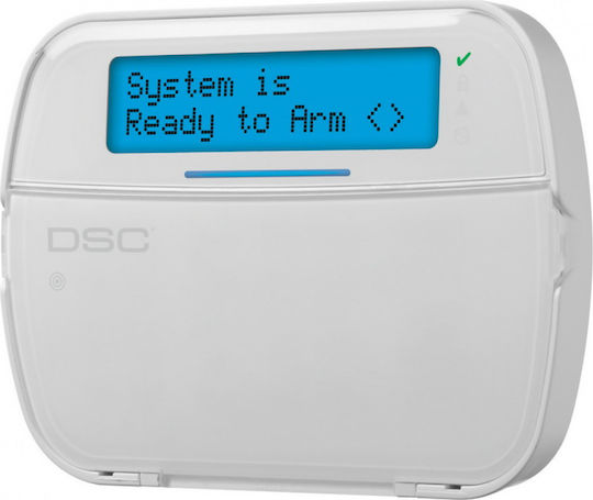 DSC HS2LCDE6 Security Access-Control Keypad with Screen White