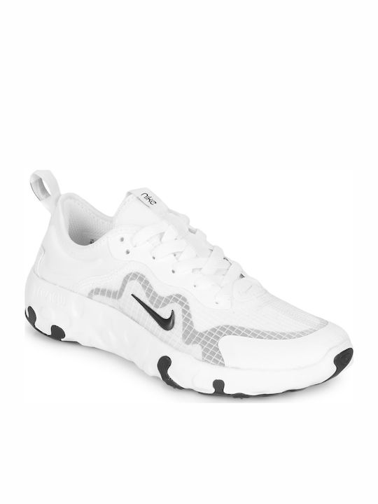 Renew Lucent GS Kids Sports Shoes Running with Laces White