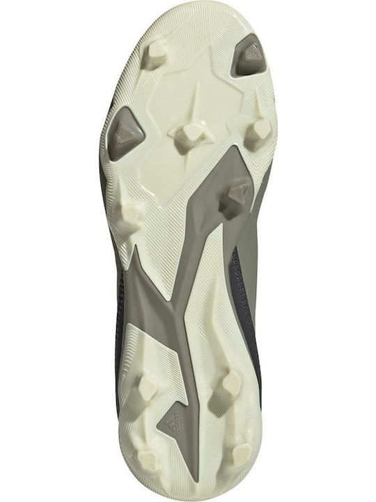 Παιδικά Ποδοσφαιρικά Παπούτσια Ψηλά Predator 19.3 Firm Ground Cleats 'Initiator Pack' με Τάπες και Καλτσάκι Legacy Green / Sand / Solar Yellow