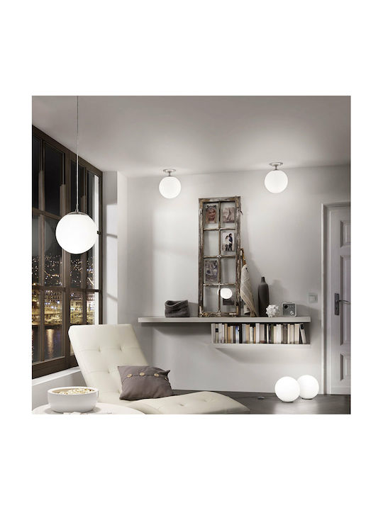 Eglo Rondo Pendant Light White with Socket E27 25x110cm