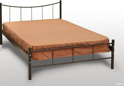 Κρεβάτι Υπέρδιπλο Μεταλλικό Χαμογελο 160x200cm
