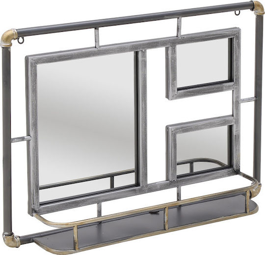Inart 3-95-235-0001 Wandspiegel Grauer 51x70cm Inart 3-95-235-0001 Wandspiegel Grauer 51x70cm