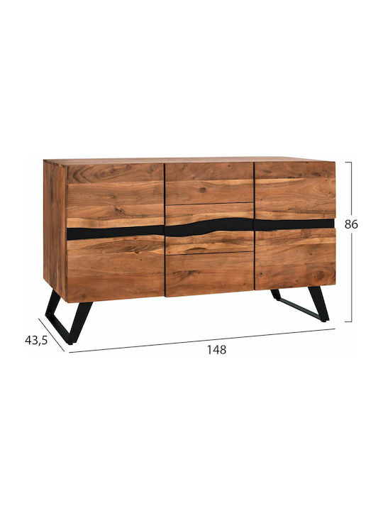 Μπουφές Alicia Acacia 148x43.5x86cm