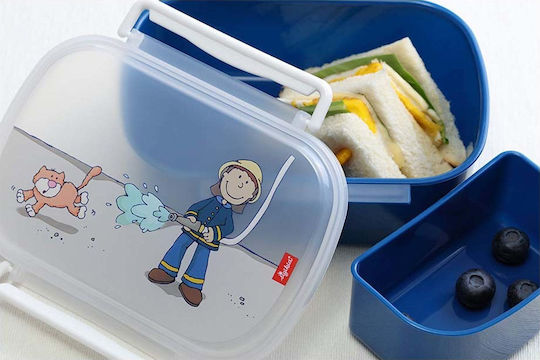 Sigikid Plastic Kids' Food Container Insulated Blue x x 7cm
