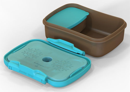 Carl Oscar N’ice Box Πλαστικό Παιδικό Σετ Φαγητού 0.6lt Μωβ 17 x 12.5 x 6.3εκ.