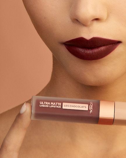 L'Oreal Paris Les Chocolates Ultra Matte Long Lasting Liquid Lipstick Matte 868 Cacao 7.6ml