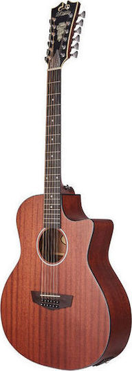 D'Angelico 12χορδη Ακουστική Κιθάρα Premier Fulton LS Cutaway Natural