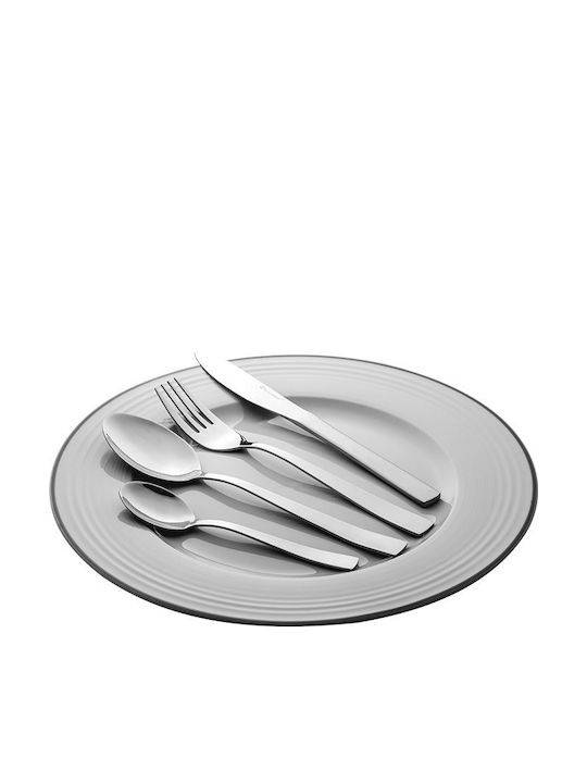 Blaumann 66-Piece Stainless Steel 18/10 Silver Cutlery Set