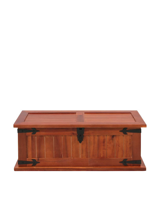 vidaXL Wooden Decorative Trunk 60x25x22cm